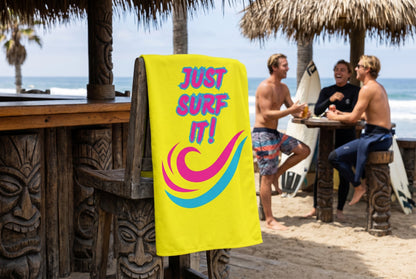 JUST SURF IT! - BEACH FREAK© Mink-Cotton Towel