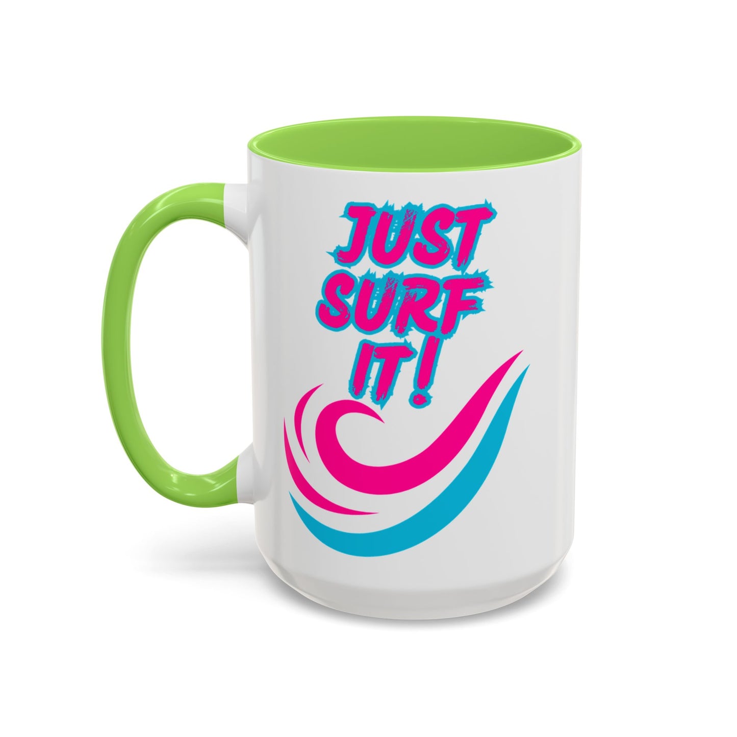 JUST SURF IT! BEACH FREAK© 15 OZ. MUG