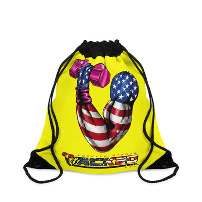 JACKED™ WOMEN'S 'FLEX' USA Drawstring Bag