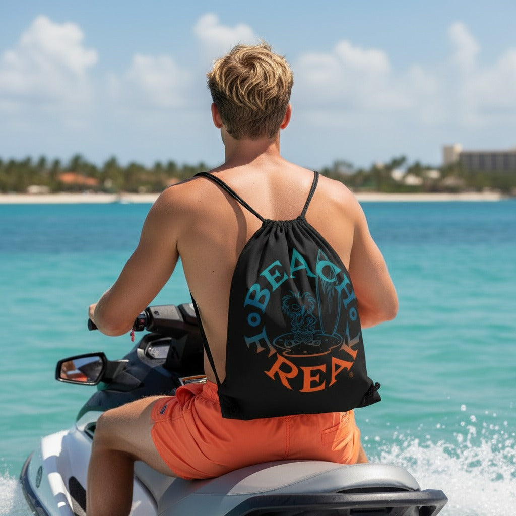 MIAMI BEACH FREAK© Drawstring Bag