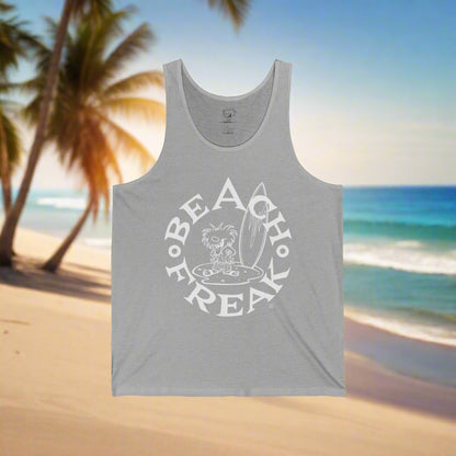 WHITE BEACH FREAK© JERSEY TANK