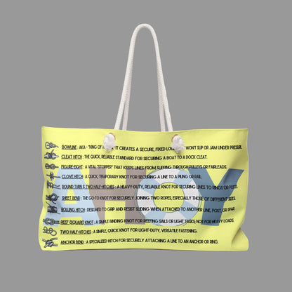 KNOTTY BY NATURE - BEACH FREAK© Weekender Bag