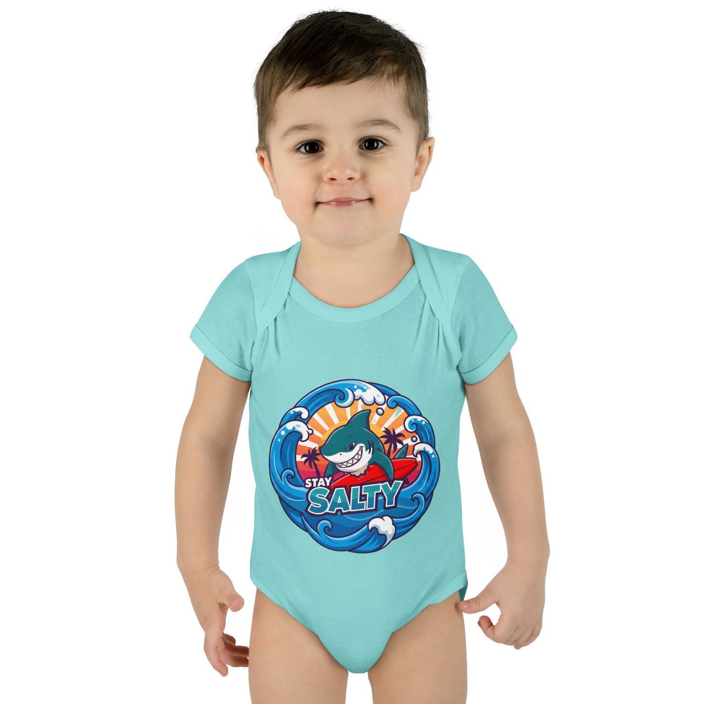 STAY SALTY - BEACH FREAK© BABY BODYSUIT