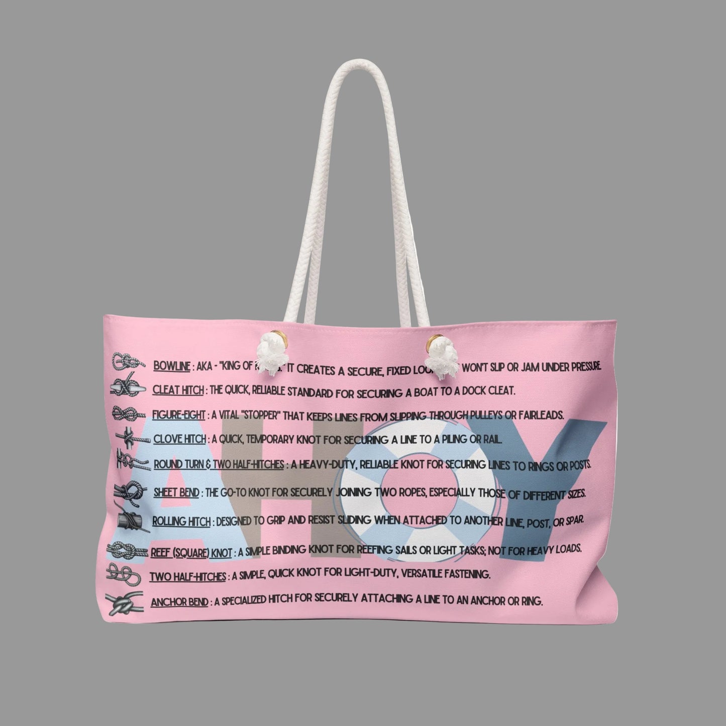 KNOTTY BY NATURE - BEACH FREAK© Weekender Bag
