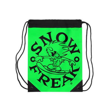 BLACK SNOW FREAK© Drawstring Bag