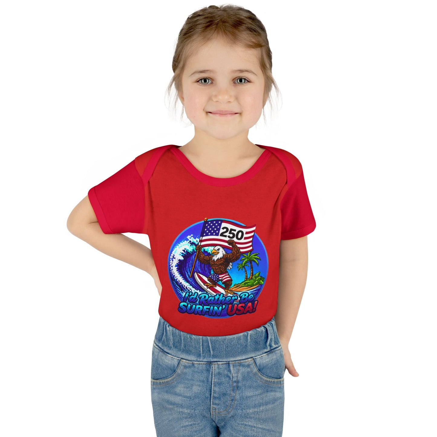 SURFIN' USA FREEDOM 250 LIMITED EDITION - BEACH FREAK© BABY BODYSUIT