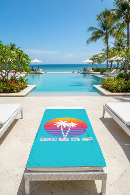 TROPIC LIKE IT'S HOT! - BEACH FREAK© Mink-Cotton Towel