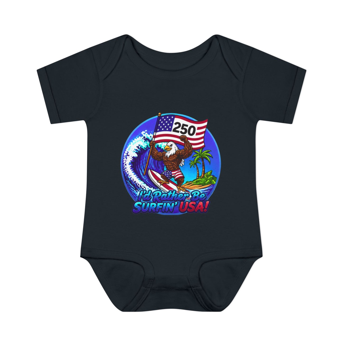 SURFIN' USA FREEDOM 250 LIMITED EDITION - BEACH FREAK© BABY BODYSUIT