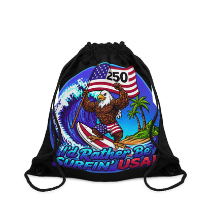SURFIN' USA BALD EAGLE 250 LIMITED EDITION - BEACH FREAK© Drawstring Bag