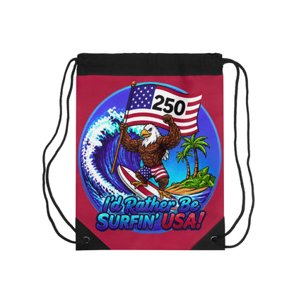 SURFIN' USA BALD EAGLE 250 LIMITED EDITION - BEACH FREAK© Drawstring Bag