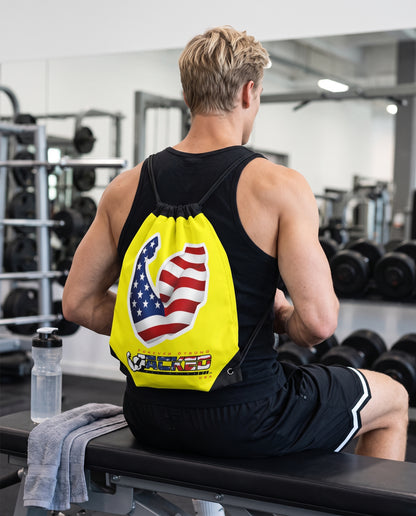 JACKED™ 'FLEX' USA Drawstring Bag