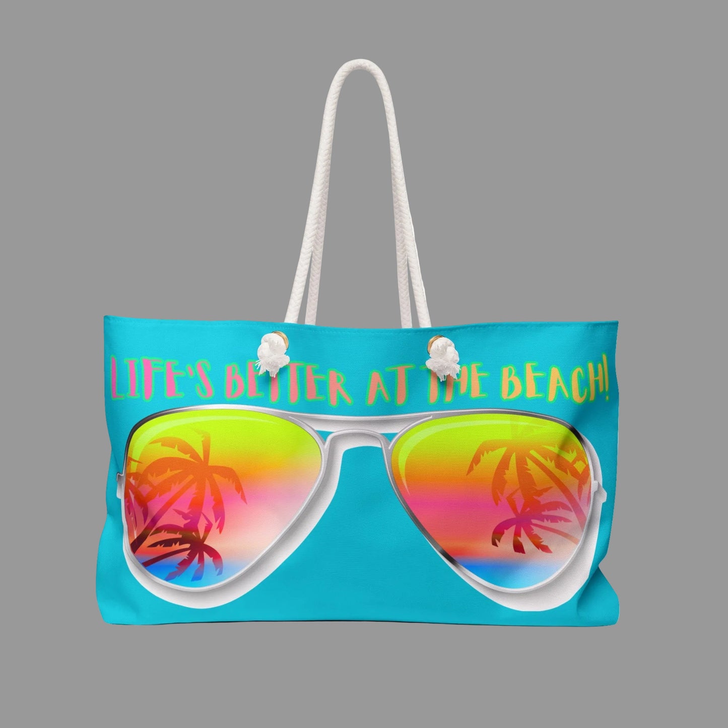 LIFE'S BETTER AT THE BEACH! - BEACH FREAK© Weekender Bag