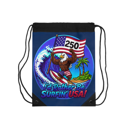 SURFIN' USA BALD EAGLE 250 LIMITED EDITION - BEACH FREAK© Drawstring Bag