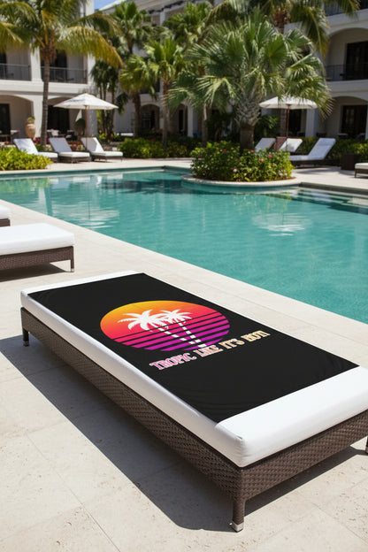 TROPIC LIKE IT'S HOT! - BEACH FREAK© Mink-Cotton Towel
