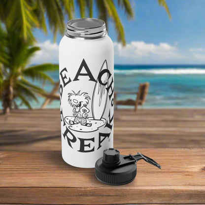 BLACK BEACH FREAK© Stainless Steel SPORT Water Bottle