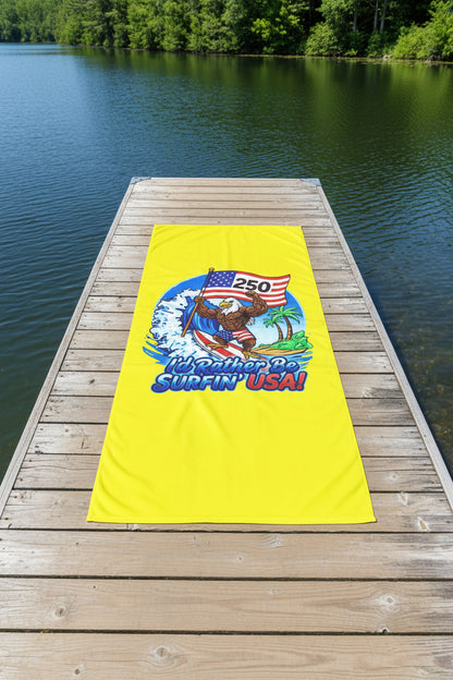 SURFIN' USA FREEDOM 250 LIMITED EDITION - BEACH FREAK© Mink-Cotton Towel