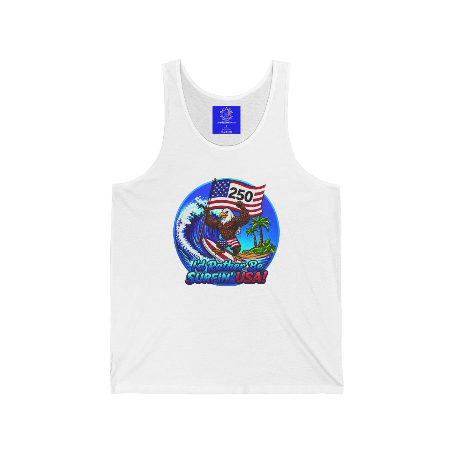 SURFIN' USA FREEDOM 250 LIMITED EDITION - BEACH FREAK© JERSEY TANK