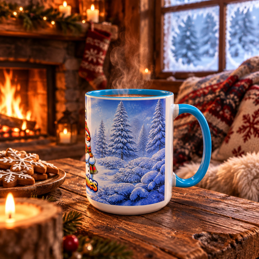 CHILLIN WITH MY SNOWMIES - SNOW FREAK© 15 OZ. MUG
