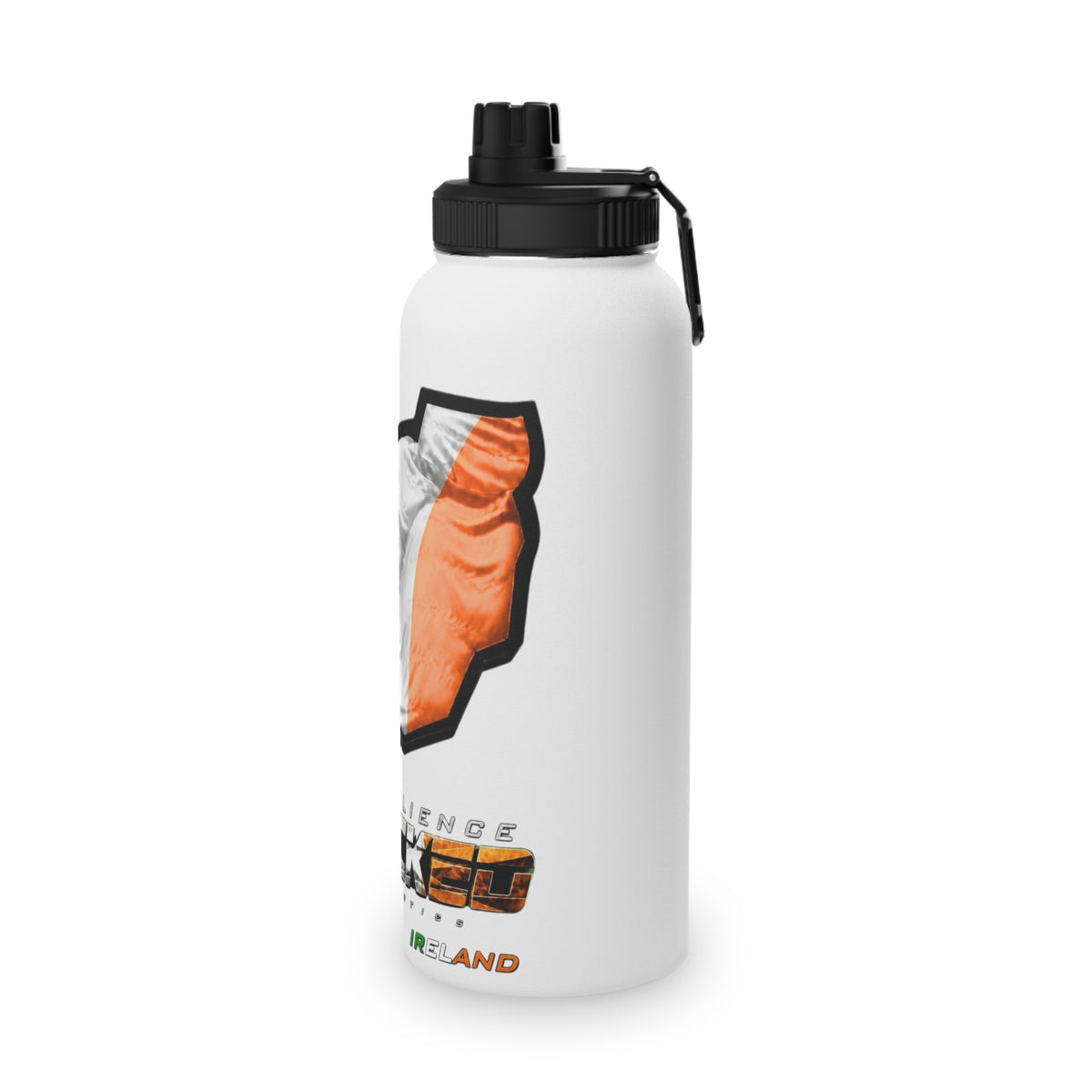 JACKED™ IRELAND 'GET FLEXED' Stainless Steel SPORT Water Bottle