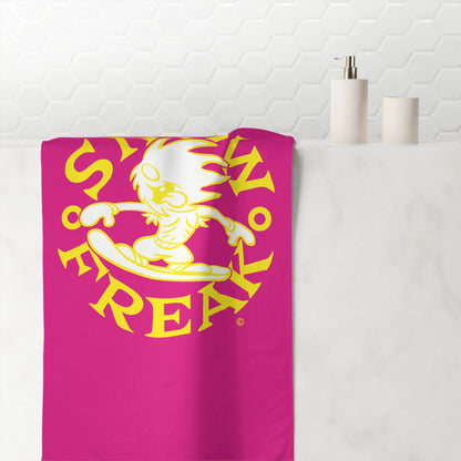 FROSTY YELLOW SNOW FREAK© Mink-Cotton Towel