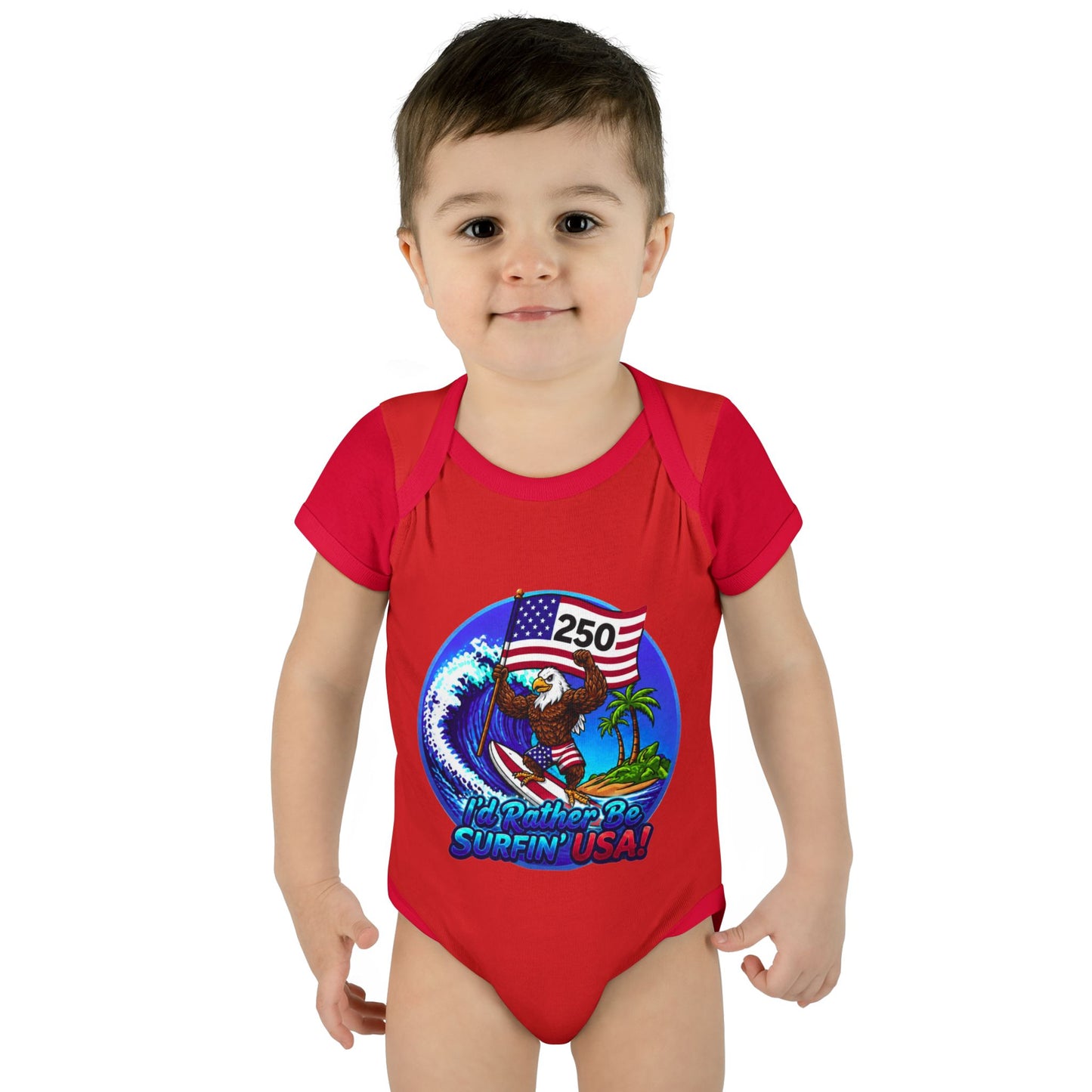 SURFIN' USA FREEDOM 250 LIMITED EDITION - BEACH FREAK© BABY BODYSUIT