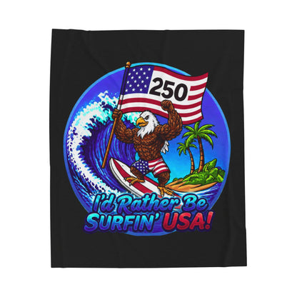 SURFIN' USA FREEDOM 250 LIMITED EDITION - BEACH FREAK© Plush Blanket