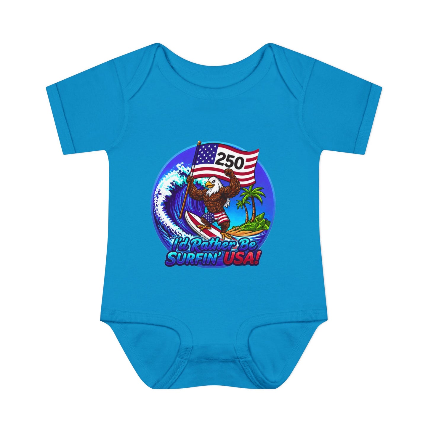 SURFIN' USA FREEDOM 250 LIMITED EDITION - BEACH FREAK© BABY BODYSUIT