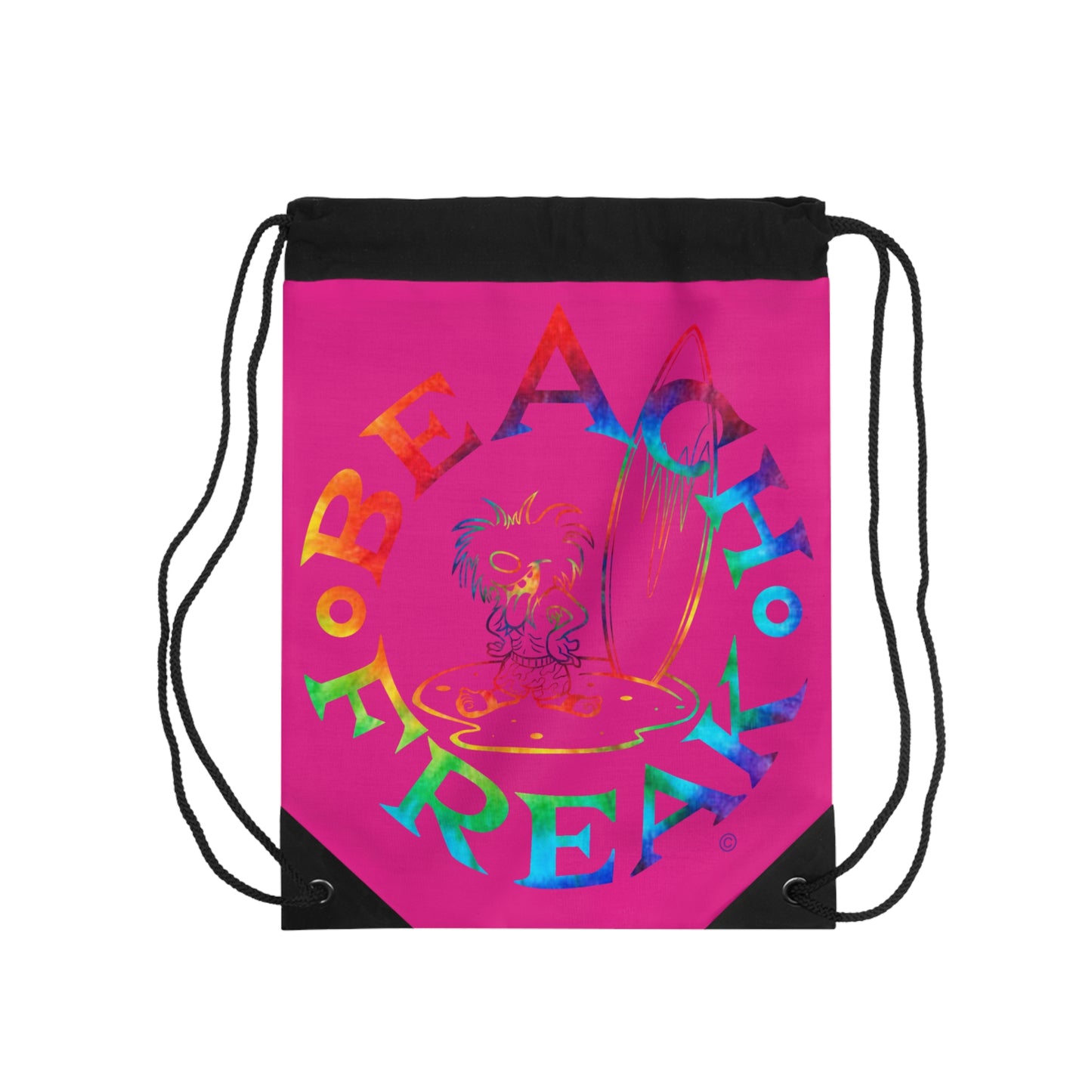 TIE-DYE BEACH FREAK© Drawstring Bag