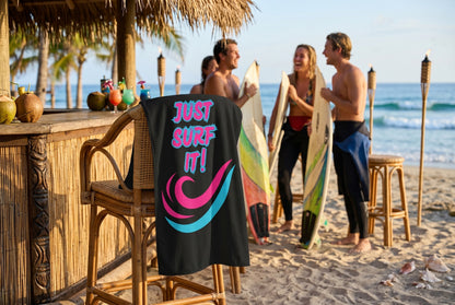 JUST SURF IT! - BEACH FREAK© Mink-Cotton Towel