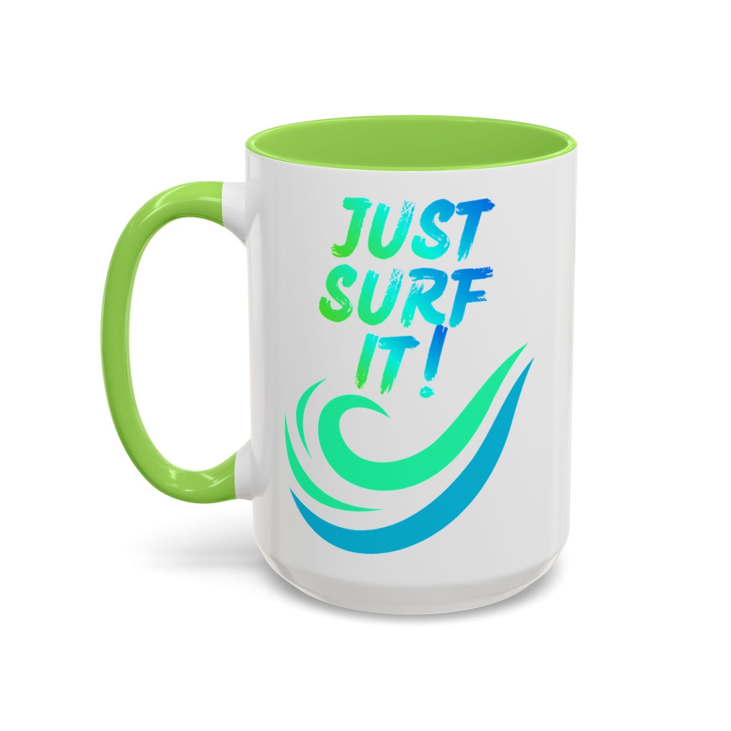 JUST SURF IT! BEACH FREAK© 15 OZ. MUG