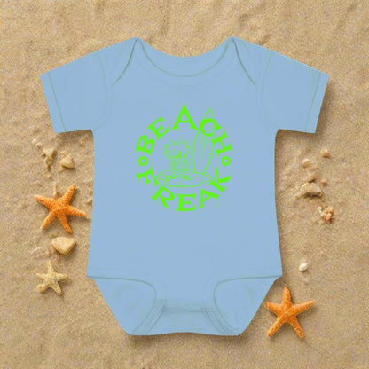LIME BEACH FREAK© Baby Rib Bodysuit