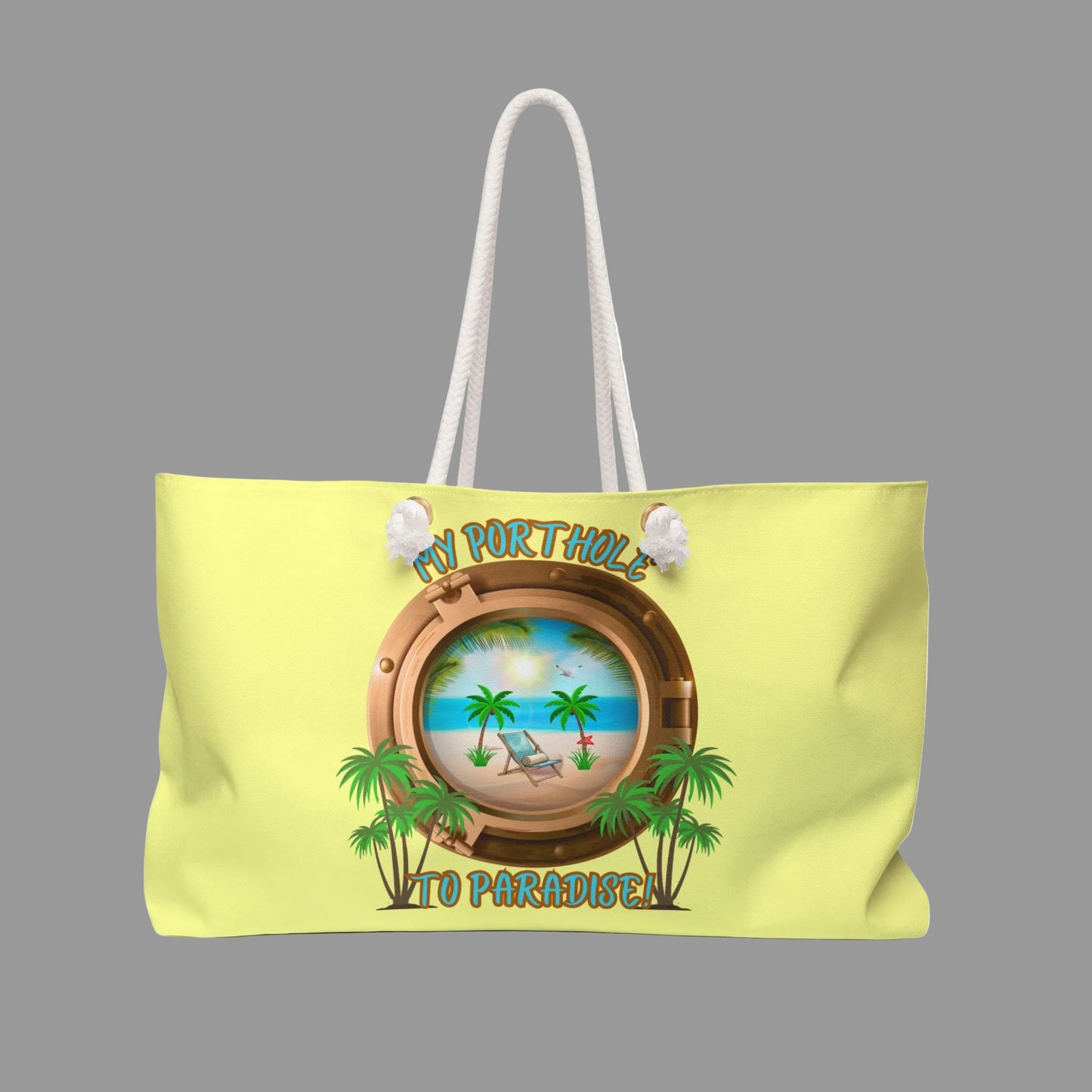 MY PORTHOLE TO PARADISE - BEACH FREAK© Weekender Bag