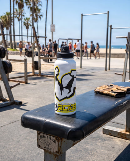 JACKED™ USA 'GET FLEXED' Stainless Steel SPORT Water Bottle