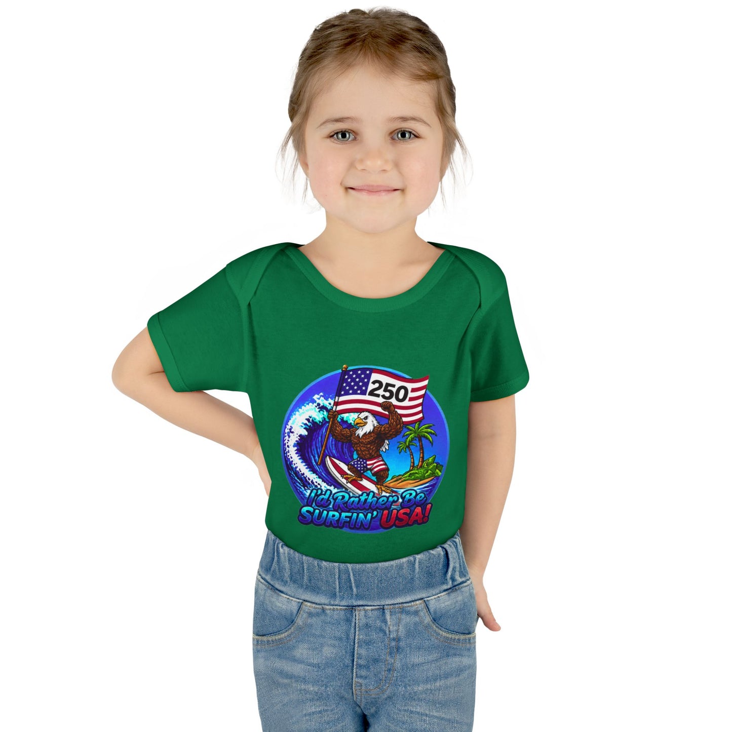 SURFIN' USA FREEDOM 250 LIMITED EDITION - BEACH FREAK© BABY BODYSUIT