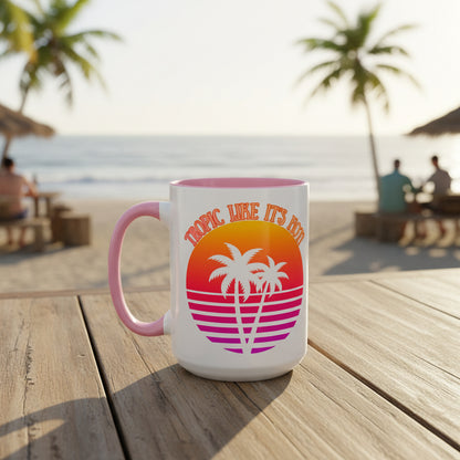 TROPIC LIKE IT'S HOT BEACH FREAK© 15 OZ. MUG