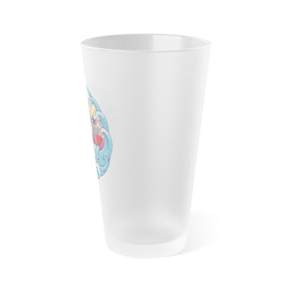 STAY SALTY - BEACH FREAK© Frosted Pint Glass