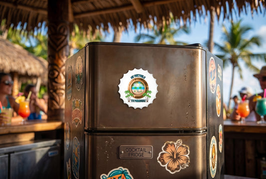 MY PORTHOLE TO PARADISE - BEACH FREAK© Magnetic Bottle Opener