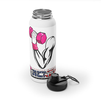 JACKED™ USA WOMEN'S 'GET FLEXED' Stainless Steel SPORT Water Bottle
