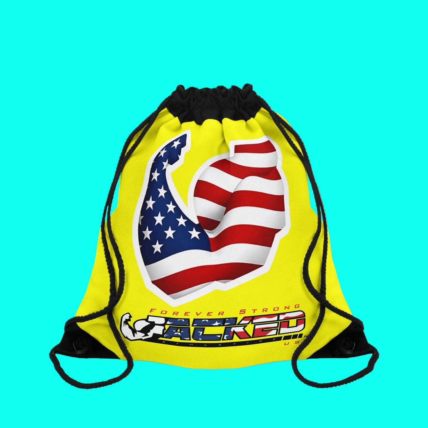 JACKED™ 'FLEX' USA Drawstring Bag