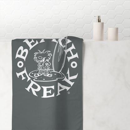 WHITE BEACH FREAK© Mink-Cotton Towel
