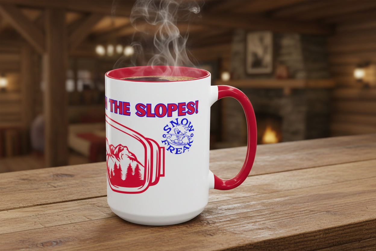 LIFE'S BETTER ON THE SLOPES! - SNOW FREAK© 15 OZ. MUG