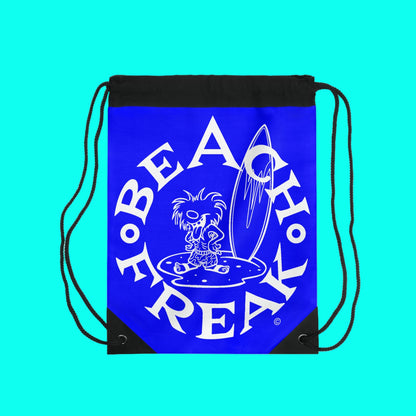 WHITE BEACH FREAK© Drawstring Bag