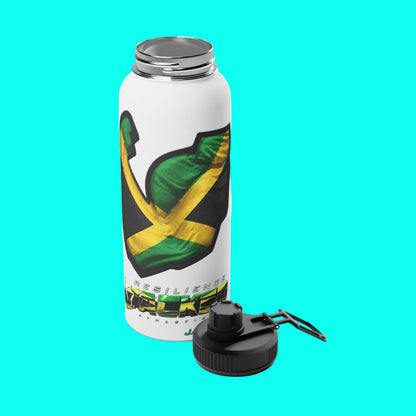JACKED™ JAMAICA 'GET FLEXED' Stainless Steel SPORT Water Bottle