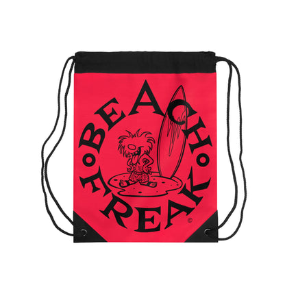 BLACK BEACH FREAK© Drawstring Bag