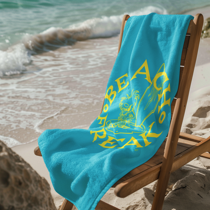 YELLOW BEACH FREAK© Mink-Cotton Towel