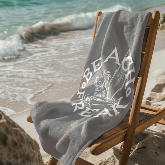 WHITE BEACH FREAK© Mink-Cotton ToweL