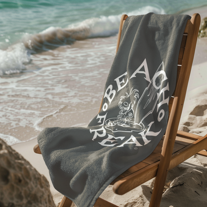 WHITE BEACH FREAK© Mink-Cotton Towel