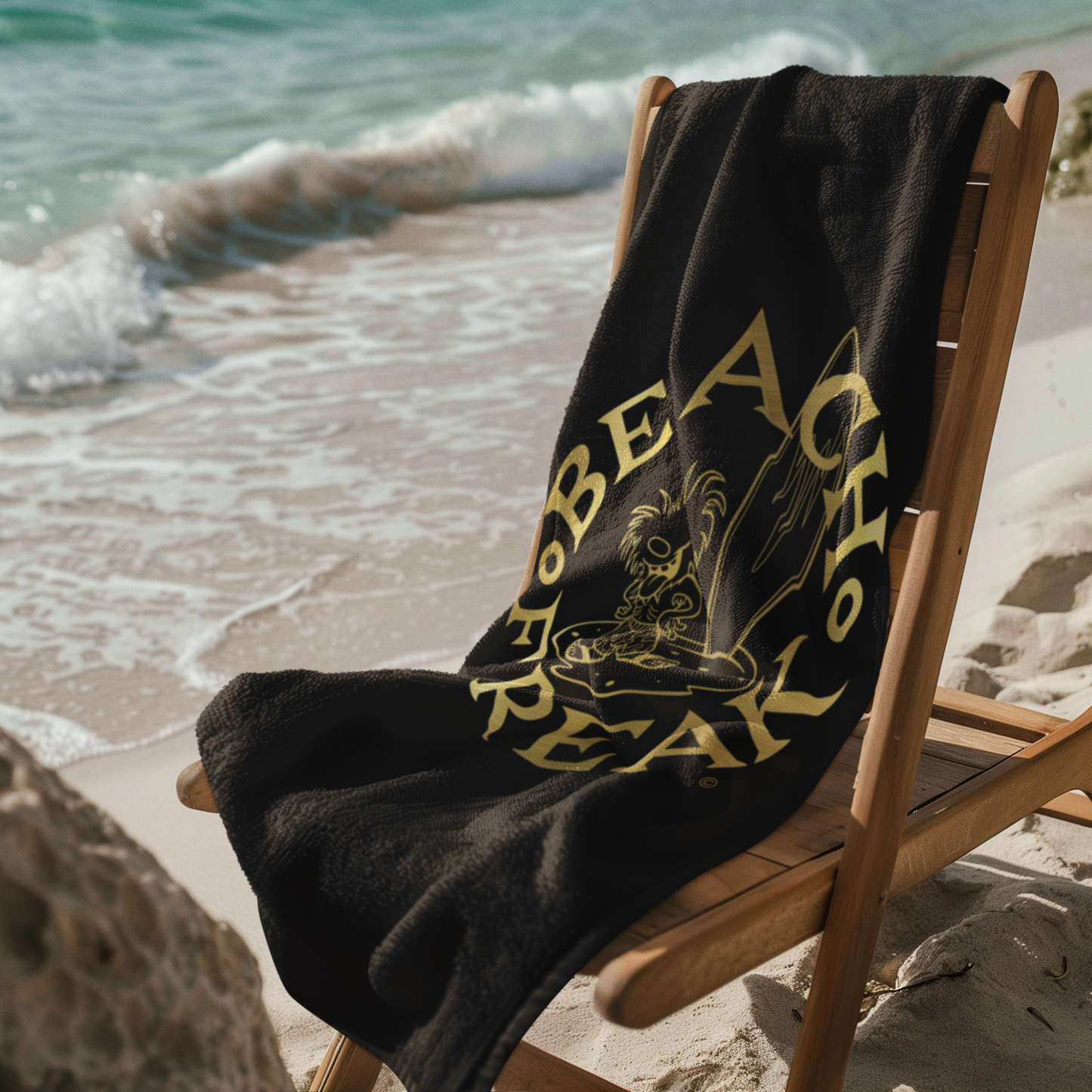 GOLD BEACH FREAK© Mink-Cotton Towel