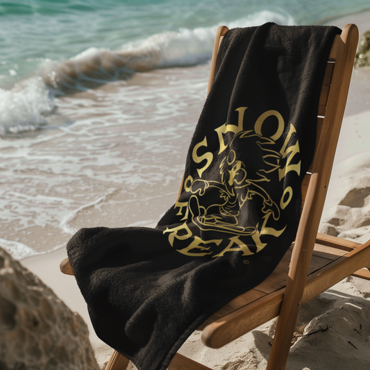 GOLD SNOW FREAK© Mink-Cotton Towel