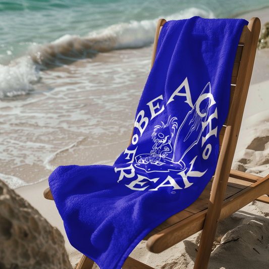 WHITE BEACH FREAK© Mink-Cotton Towel